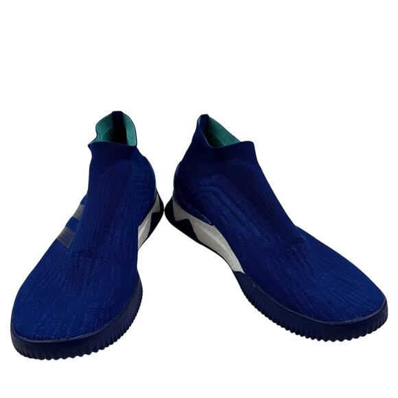 Adidas Predator Tango 18+ Blue Lightweight Midtop Sneakers Men's Size 9.5 - Picture 1 of 10